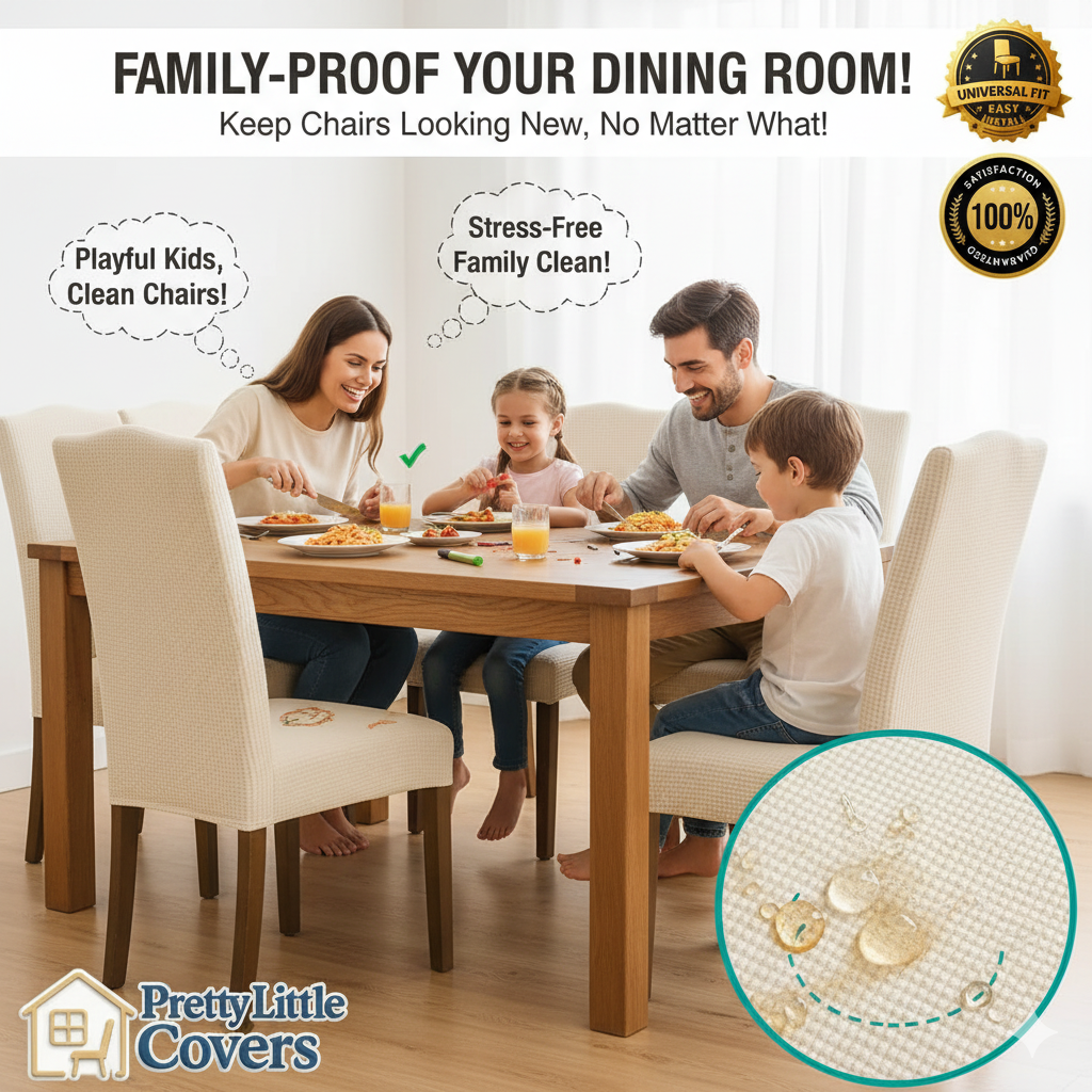 PrettyGuard™ Waterproof Stretch Chair Covers