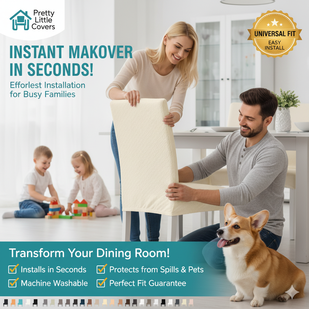 PrettyGuard™ Waterproof Stretch Chair Covers