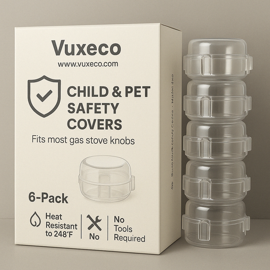 Vuxeco™ Oven Knob Safety Covers